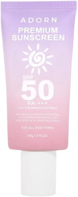 Adorn Premium Sunscreen Spf 50+++ 50g