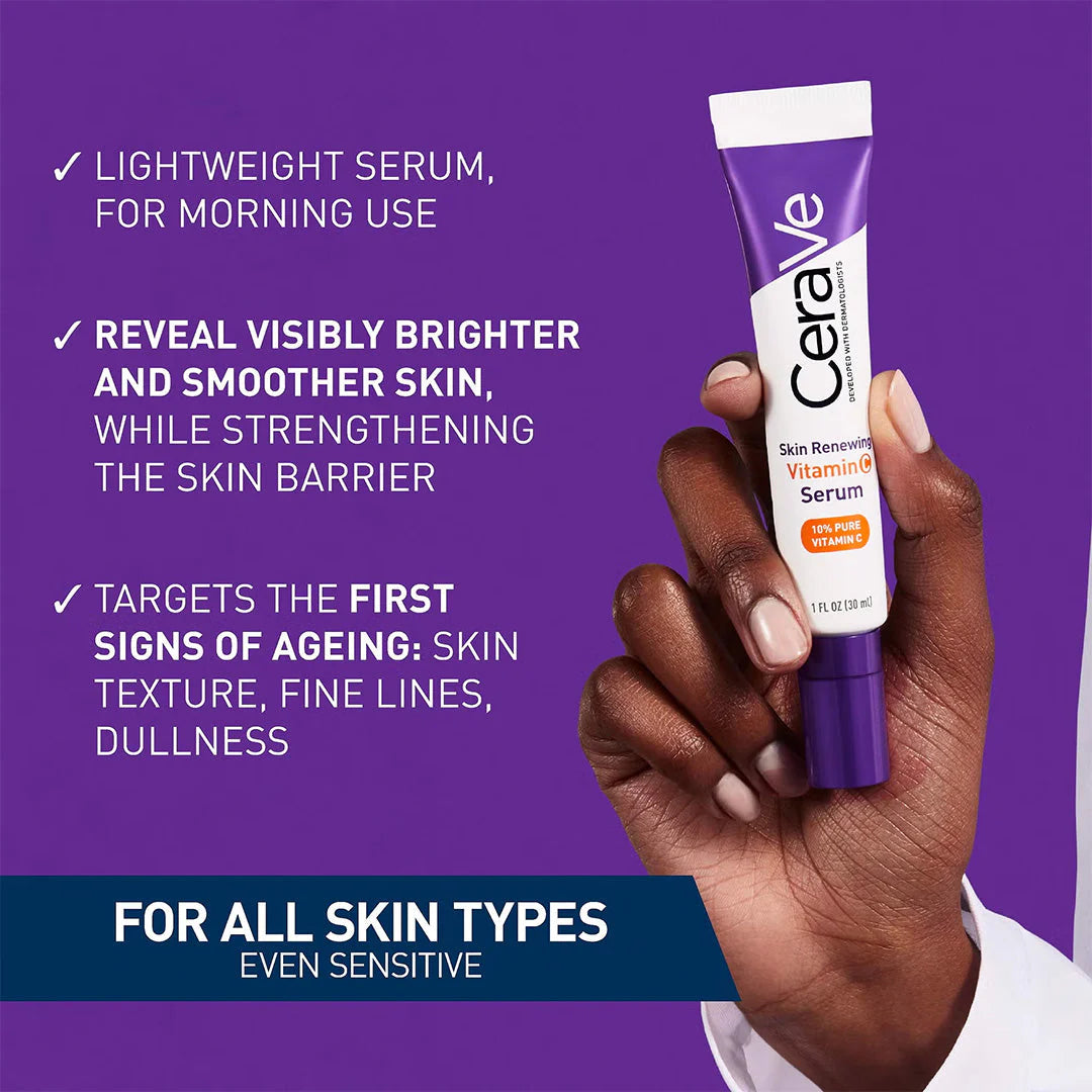 سيروم فيتامين سي من سيرافي مع حمض الهيالورونيك