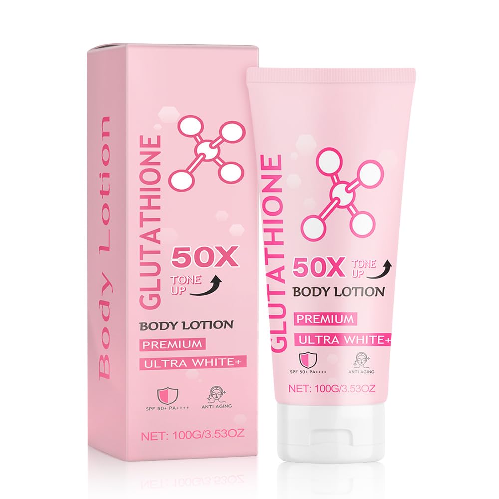 Glutathione 50x Tone Up Body Lotion, Moisturizing and Soft Skin All Over Body Scented Body Lotion