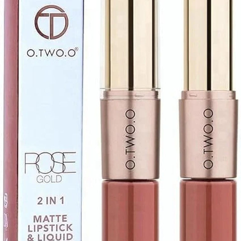 FASHIONISTADEAL O.TWO.O 2 IN 1 MATTE LIPSTICK & LIQUID LIPSTICK GLAZE (RGLL #11)