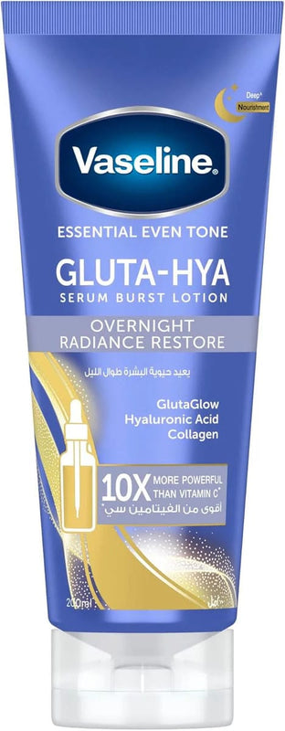 VASELINE GLUTA-HYA SERUM LOTION: OVERNIGHT RADIANCE