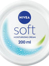 NIVEA Soft Moisturising Cream, A Moisturising Cream for Face, Body and Hands with Vitamin E and Jojoba Oil - ZM Cosmetics