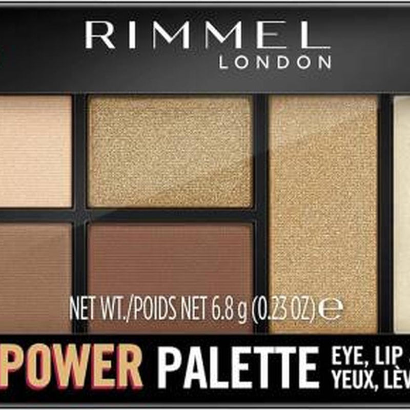 Rimmel Mini Power Palette For Eyes, Lip & Cheek 0.23 oz - Sassy 002