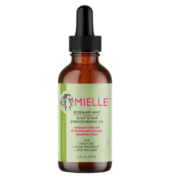 MIELLE Rosemary Mint Scalp & Hair Strengthening Oil 59 mL - ZM Cosmetics