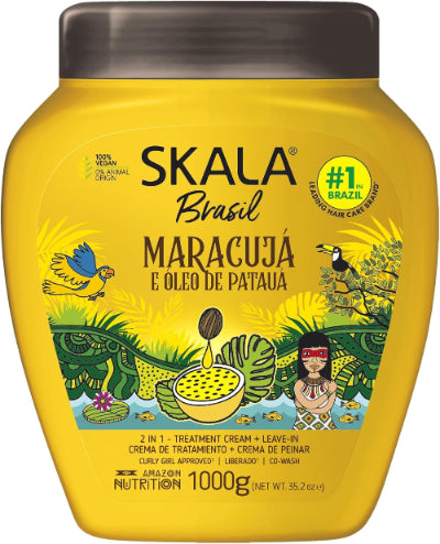 SKALA Brasil Maracuja Creme de Tratamento, Conditioner 1000 g - ZM Cosmetics
