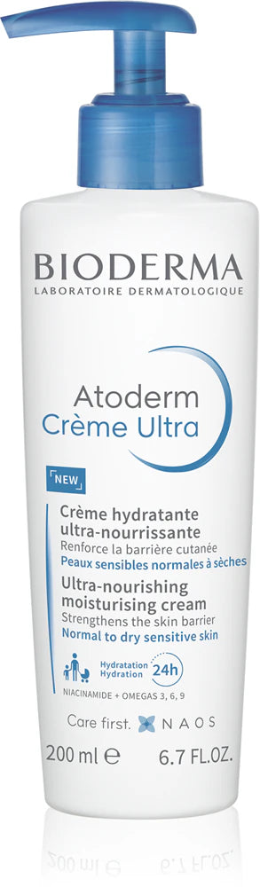 Bioderma Atoderm Créme Ultra Nourishing Skin Cream for Normal to Dry Sensitive Skin Unscented - ZM Cosmetics