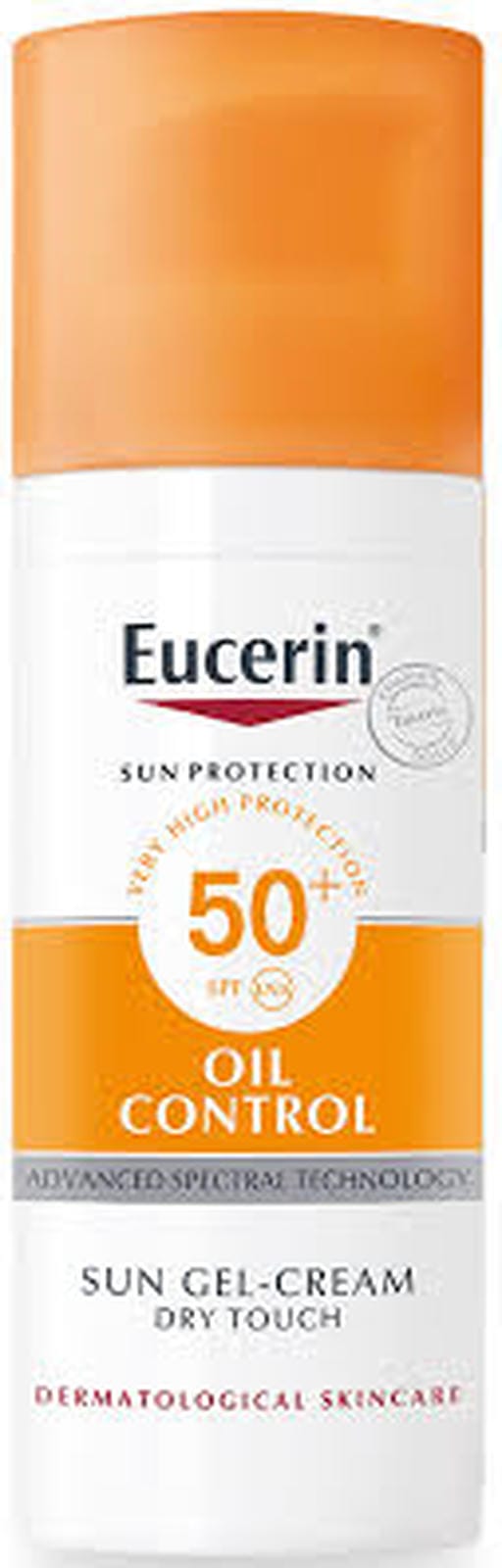 Eucerin sunblock 50+ for oily skin control
