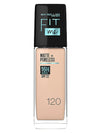 Fit Me Matte & Poreless Foundation 16H Oil Control with SPF 22 - 120 Beige Classic Ivory