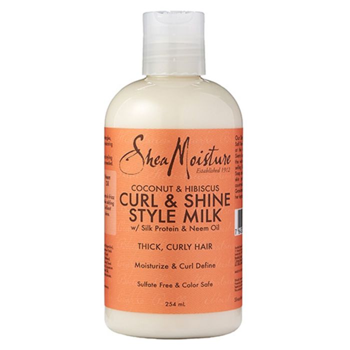 Shea Moisture Coconut and Hibiscus Curl & Shine Gel Style Milk shampoo - ZM Cosmetics