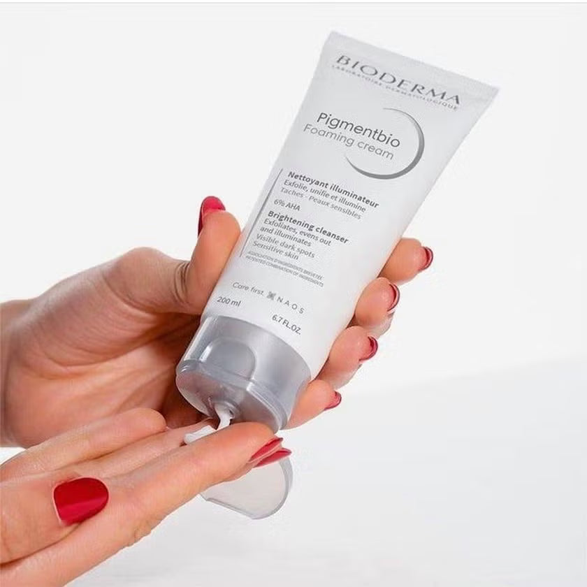 كريم بيوديرما بيجمنت بيو الرغوي المقشر والمفتح للبشرة