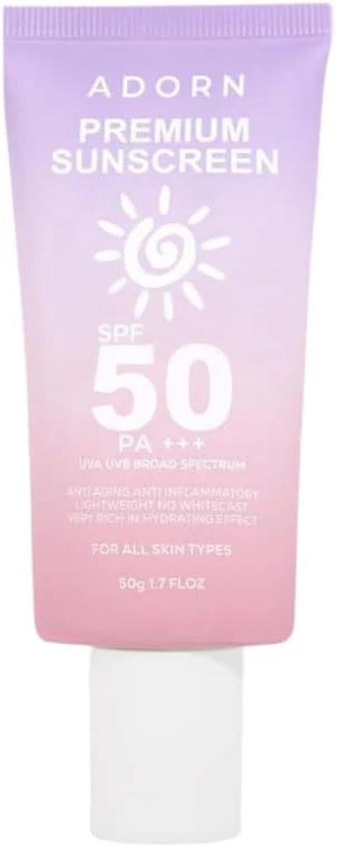 Adorn Premium Sunscreen Spf 50+++ 50g