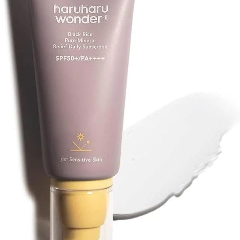 Haruharu Wonder - Black Rice Pure Mineral Relief Daily Sunscreen SPF50+/PA++++ 50ml-fr sensitive skin