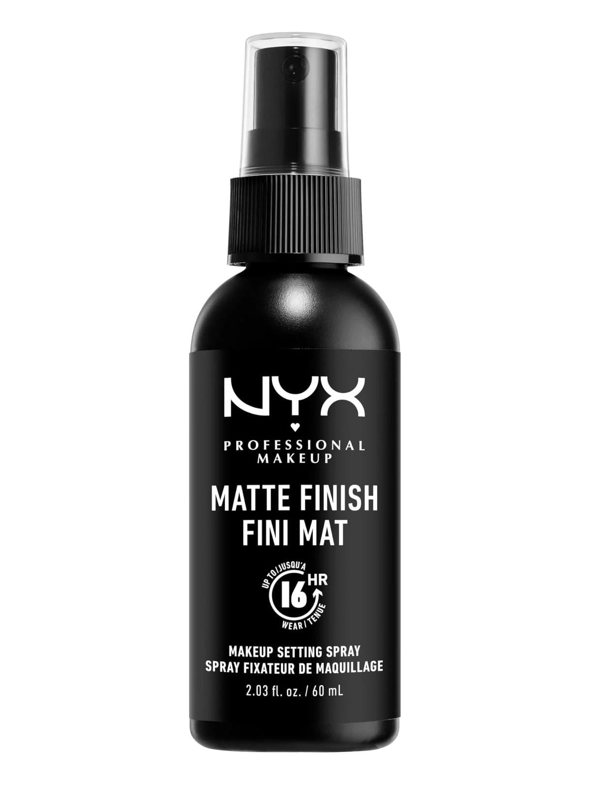 بخاخ تثبيت المكياج الاحترافي من NYX - لمسة نهائية غير لامعة، خفيف الوزن، يدوم طويلاً