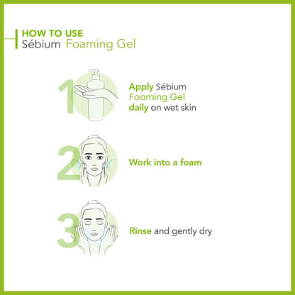 جل رغوي منظف ومنقي سيبيوم للجنسين