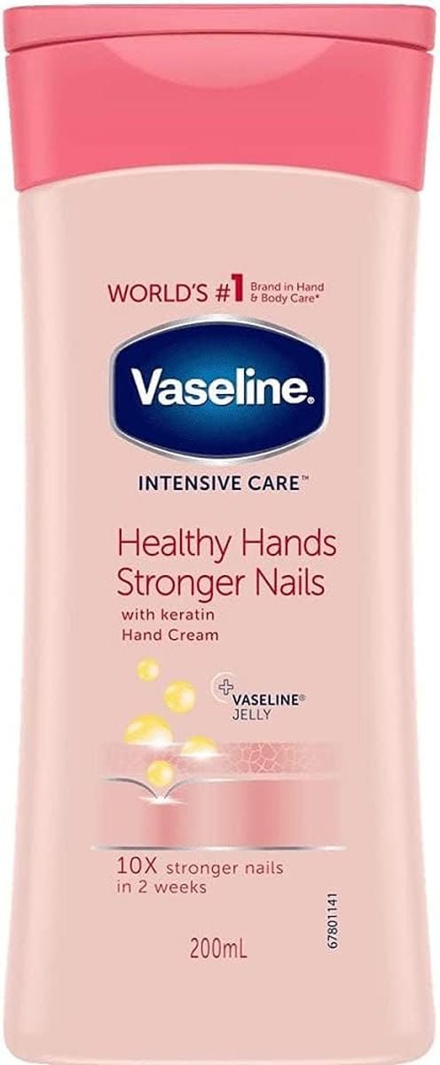 Vaseline 200Ml Hand Cream Healthy Hands & Stronger Nails