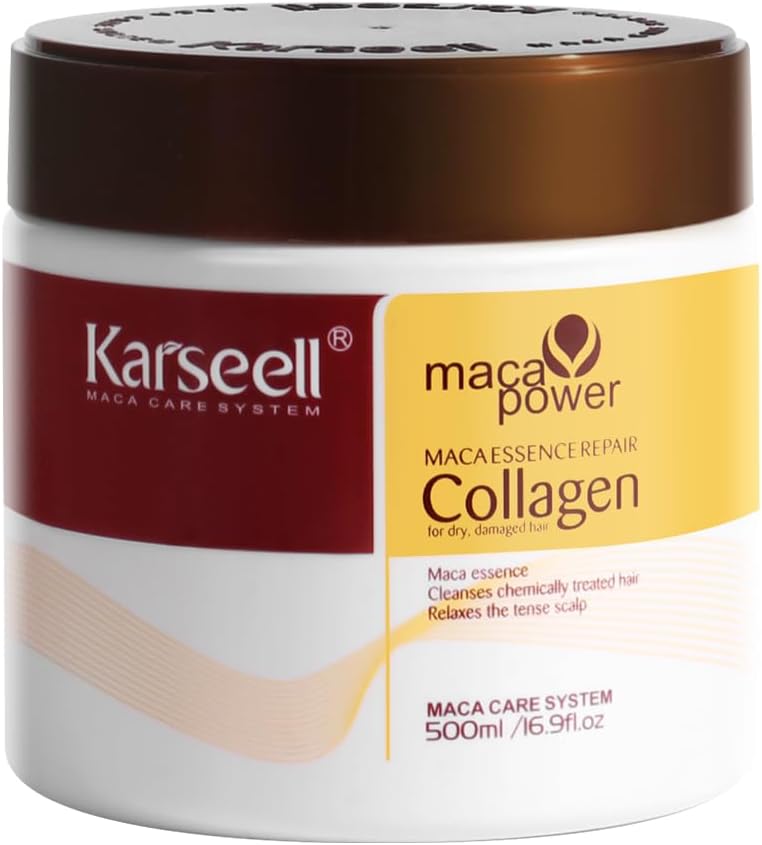 Karseell Collagen Maca Hair Treatment Deep Repair Conditioning, 500 Ml - ZM Cosmetics