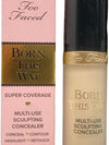 Too Faced Born This Way Super Coverage Multi-Use Concealer | Full Coverage, Oil Free, Long Lasting + Hydrating, 0.46 Fl Oz, Almond