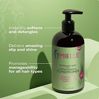 Mielle, Strengthening Conditioner, Rosemary Mint  355 ml
