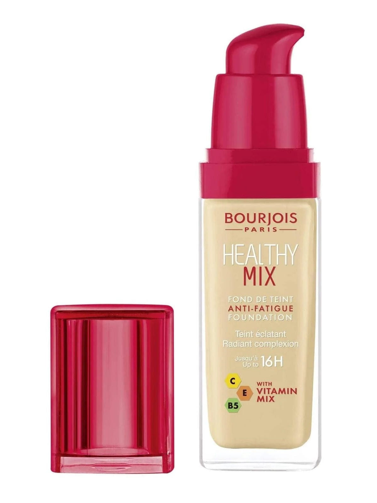 Bourjois Healthy Mix Anti-Fatigue Medium Coverage Liquid Foundation 51 Light Vanilla 30ml SPF 29199601051