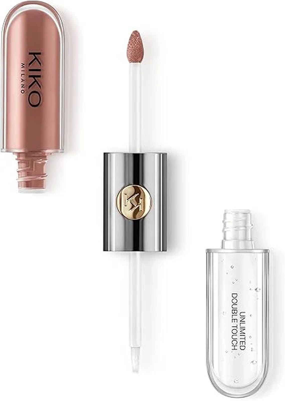 KIKO Natural Rose 6ml Liquid Lipstick Unlimited Double Touch ( 103 )