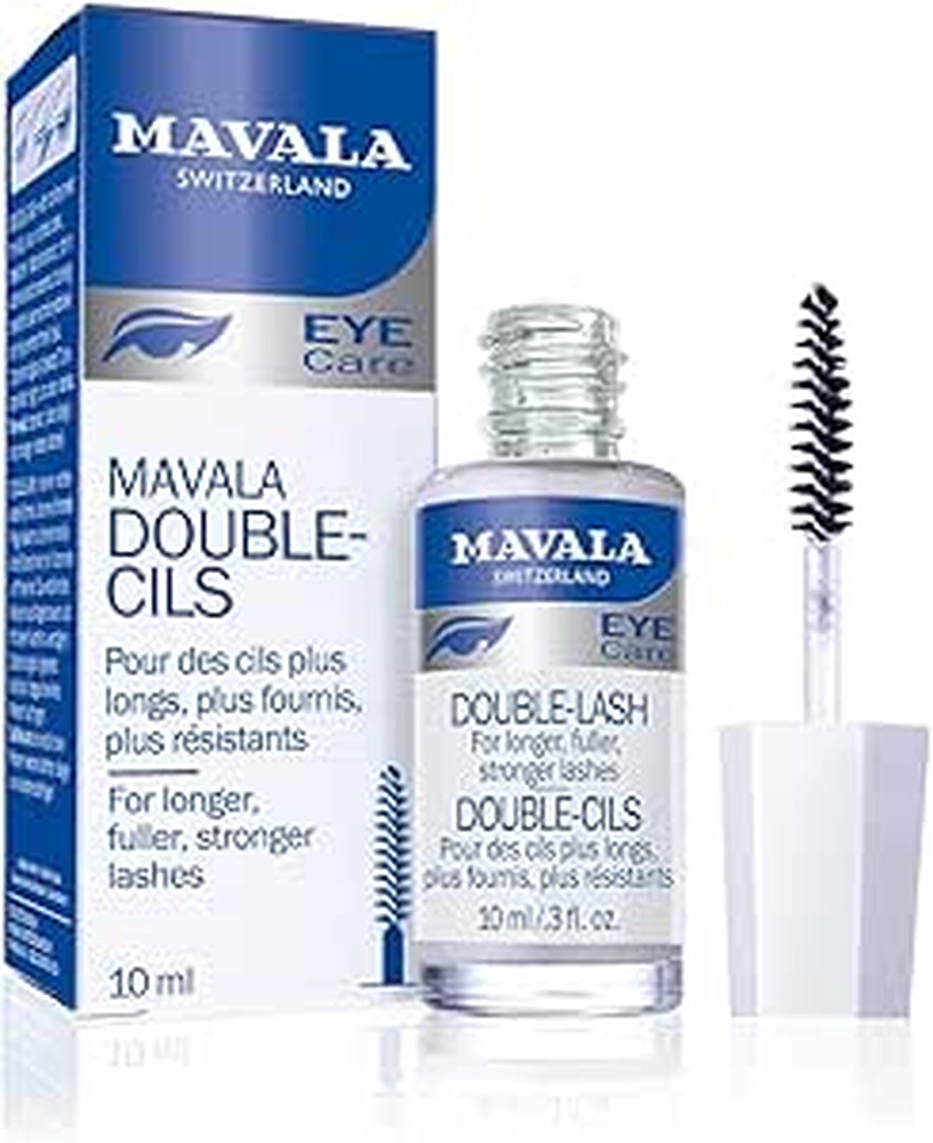 Mavala Switzerland Double Lash Eye Care Serum for Stronger and Thicker Eye Lashes, 10 ml