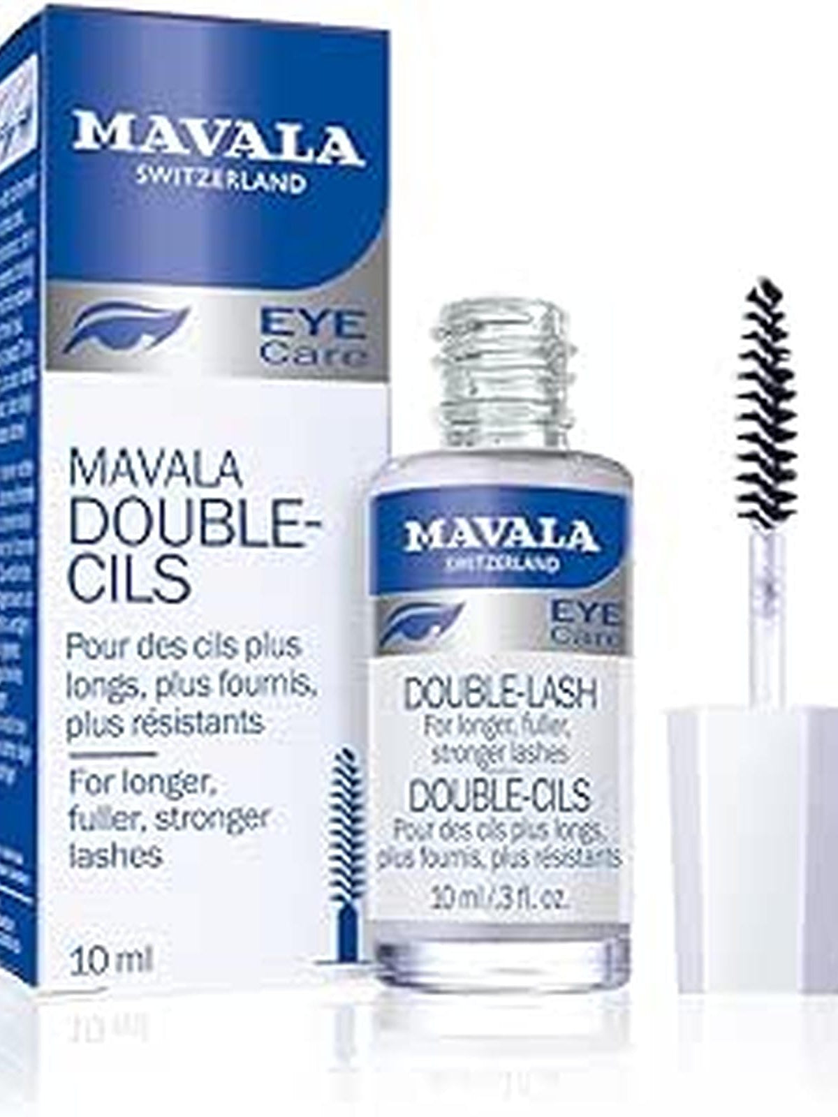 Mavala Switzerland Double Lash Eye Care Serum for Stronger and Thicker Eye Lashes, 10 ml