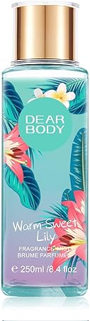 DEAR BODY WARM SWEET LILY BODY MIST - ZM Cosmetics