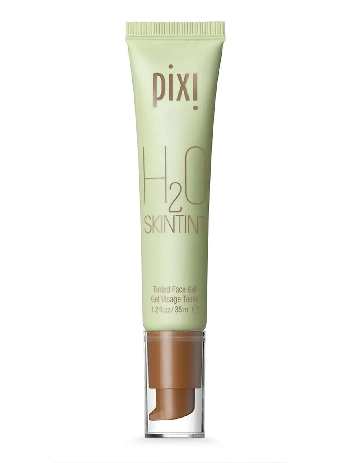 Pixi by Petra H20 SkinTint Tinted Face Gel, 1.2 Fl Oz, Chesnut