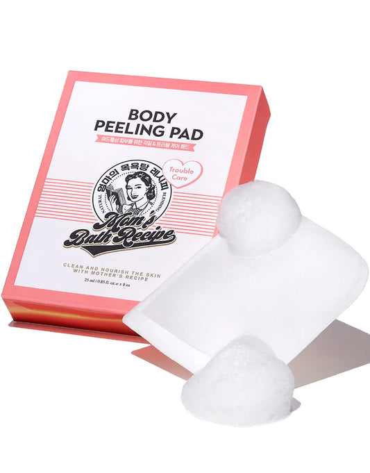 Mom’s Bath Recipe Body Peeling Pad Trouble Care (8 Sheets)