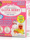 Gluta Berry 200,000mg Skin Whitening Antiaging Acne Wrinkle Reducing Powder Drink
