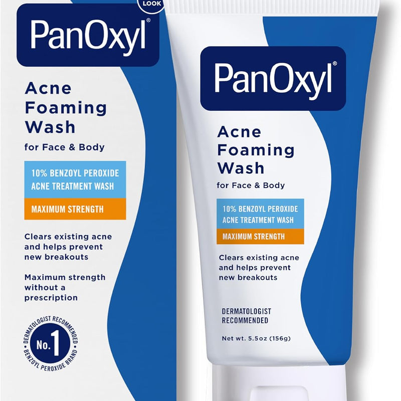 PanOxyl Acne Foaming Wash Benzoyl Peroxide 10% Maximum Strength - ZM Cosmetics