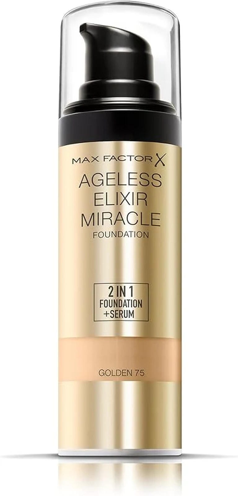 Max Factor Ageless Elixir Miracle Foundation 75 Golden
