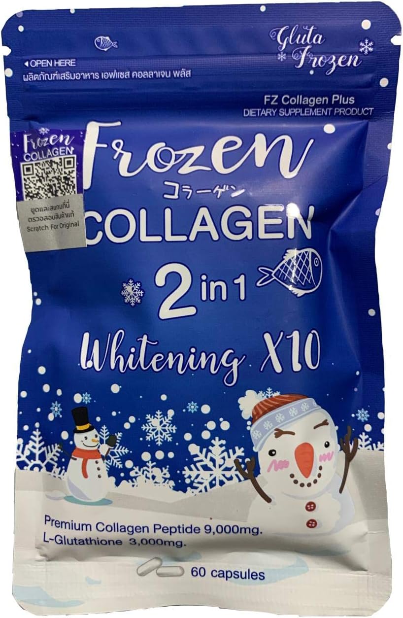 Frozen Collagen gluta 2 in 1 whitening x10