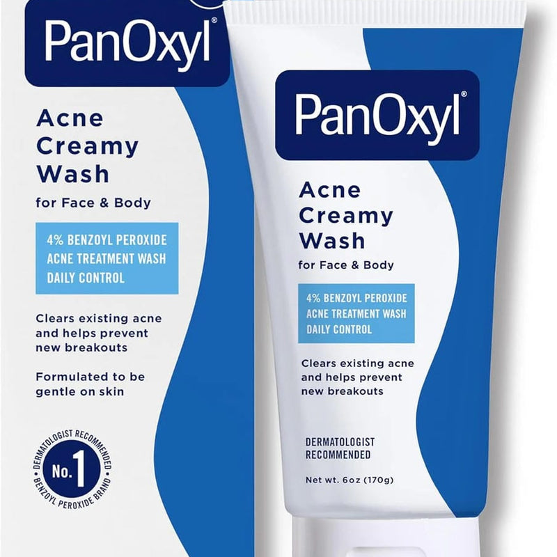 PanOxyl Antimicrobial Acne Creamy Wash, 4% Benzoyl Peroxide - ZM Cosmetics