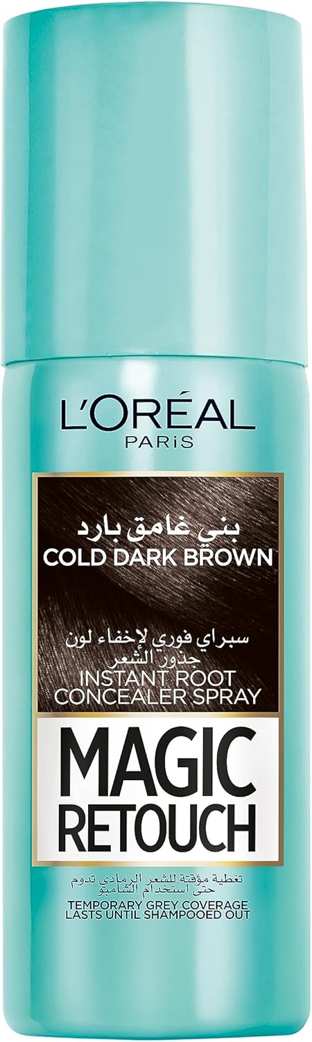 L’Oréal Paris Magic Retouch Instant Root Concealer, Cold Brown - ZM Cosmetics