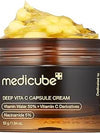 medicube Deep Vitamin C Golden Capsule Face Moisturizer - Liposome Capsules For Wrinkles, Skin Radiance - Transparent Gel for Glow Hydration - Korean Skin Care 1.94 oz - ZM Cosmetics
