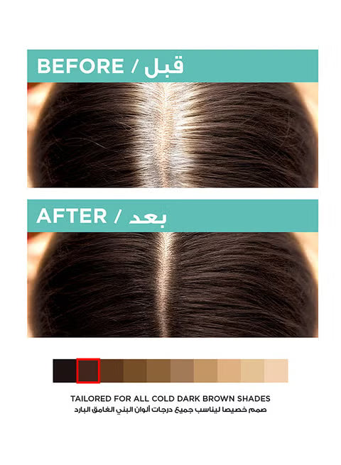 لوريال باريس ماجيك ريتوتش خافي عيوب الجذور الفوري، بني بارد