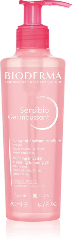 Bioderma Sensibio Soothing Micellar Cleansing Foaming Gel For Sensitive Skin - ZM Cosmetics