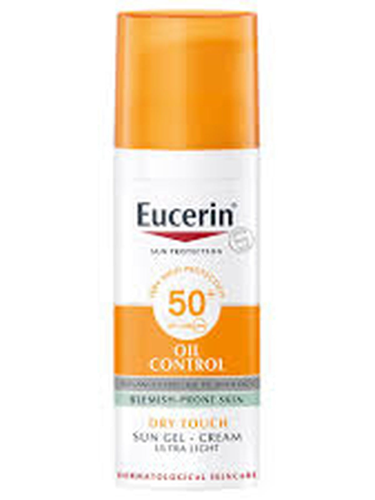 Eucerin Face Sunscreen Oil Control Gel-Cream Dry Touch, High UVA/UVB, SPF 50+