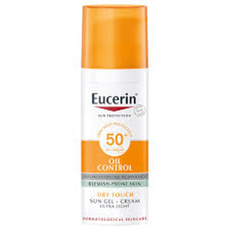 Eucerin Face Sunscreen Oil Control Gel-Cream Dry Touch, High UVA/UVB, SPF 50+