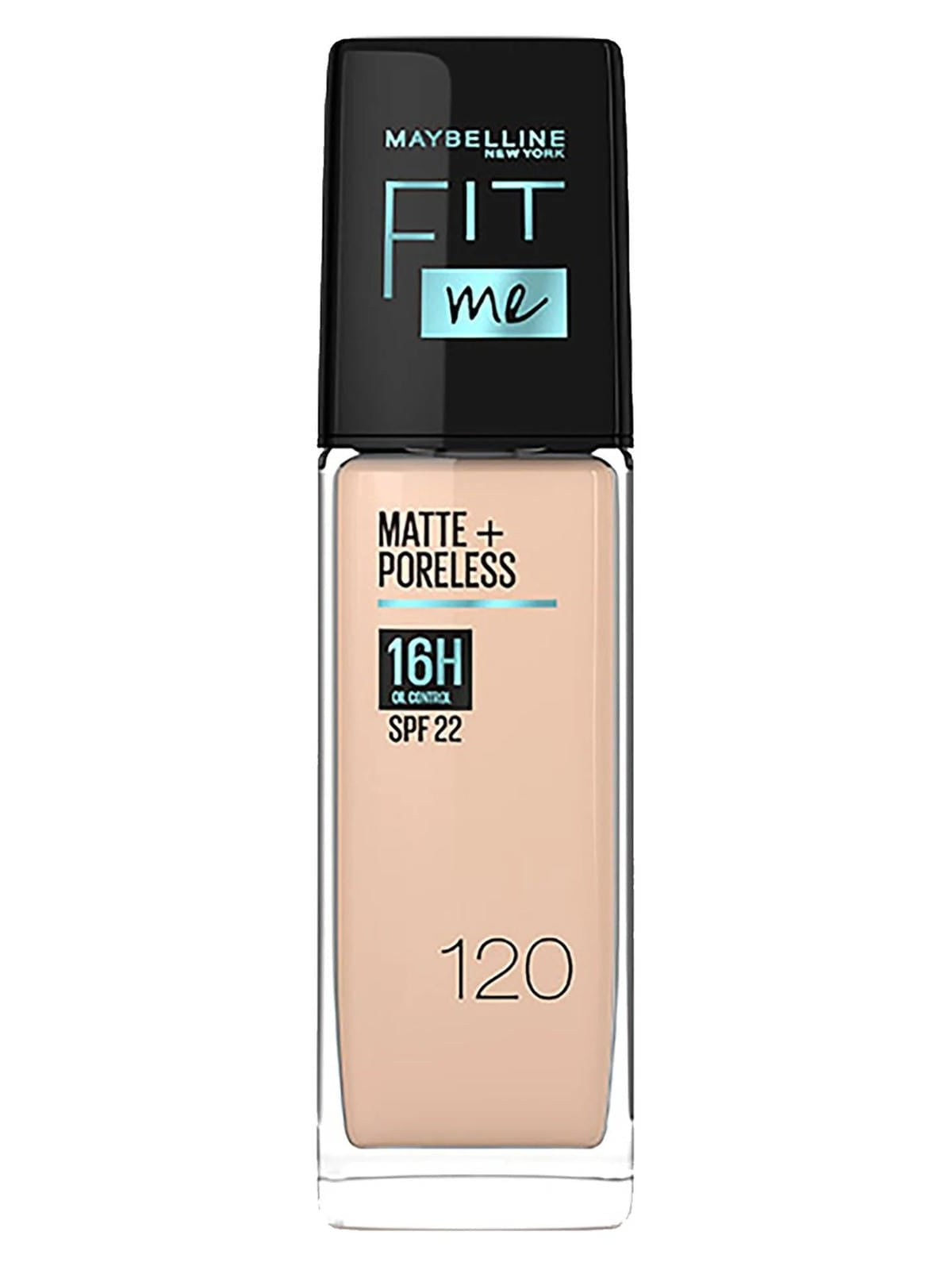 Fit Me Matte & Poreless Foundation 16H Oil Control with SPF 22 - 120 Beige Classic Ivory