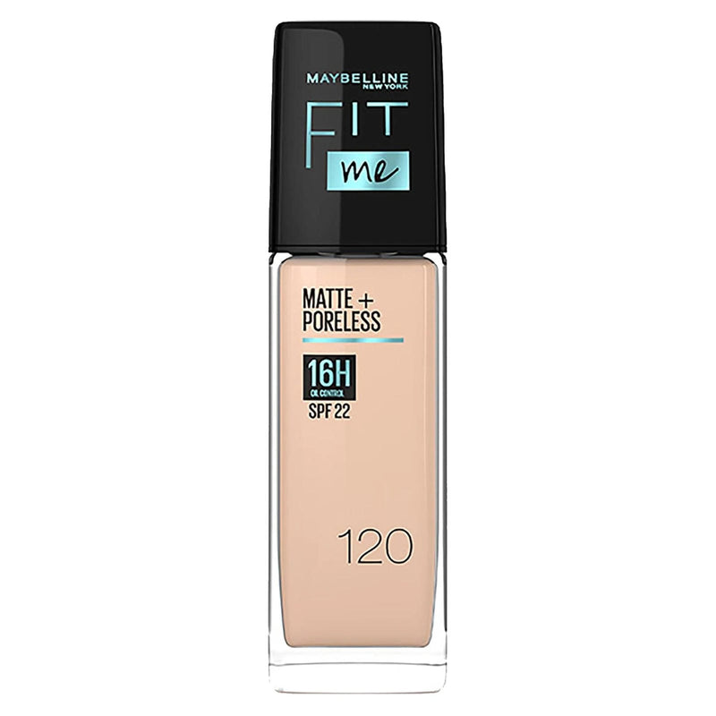 Fit Me Matte & Poreless Foundation 16H Oil Control with SPF 22 - 120 Beige Classic Ivory