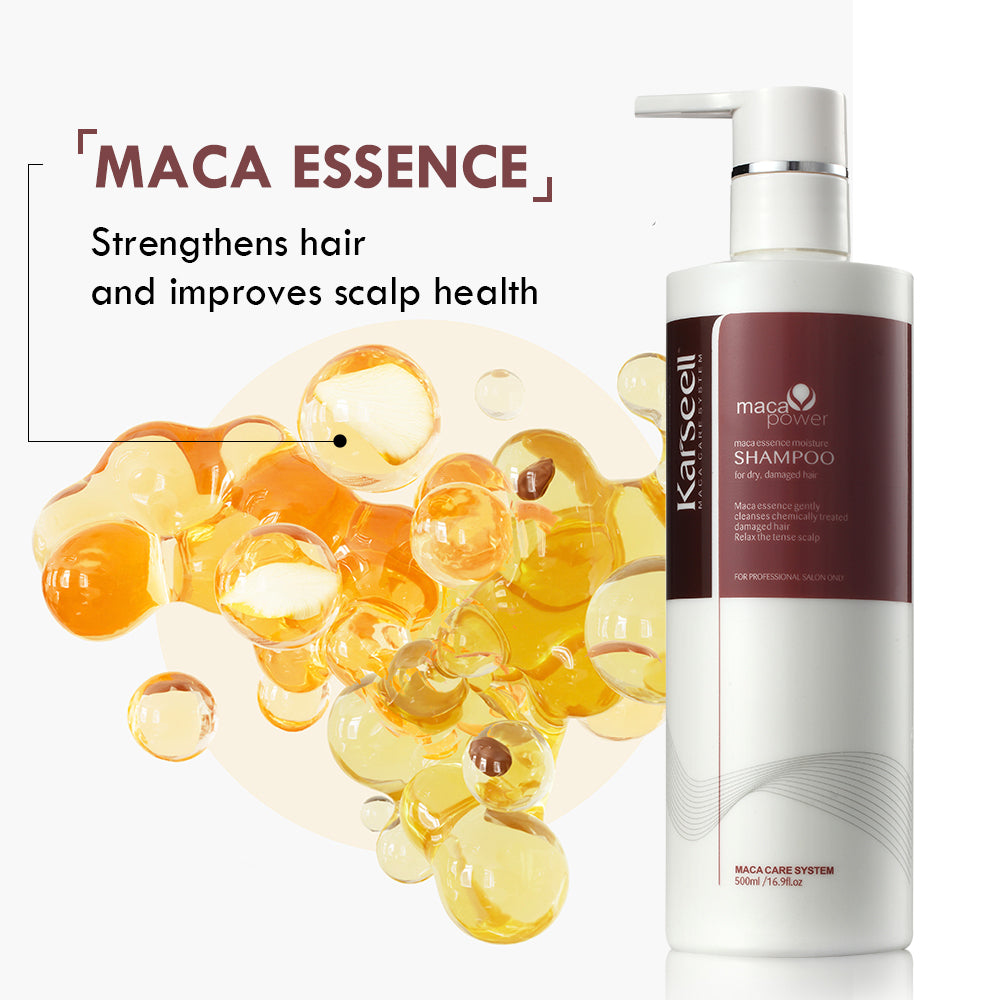 شامبو مرطب بخلاصة الماكا العشبية من كارسيل