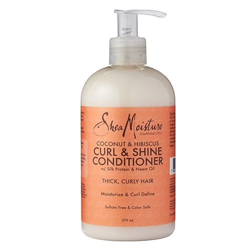 Shea Moisture Coconut and Hibiscus Curl & Shine Conditioner - ZM Cosmetics