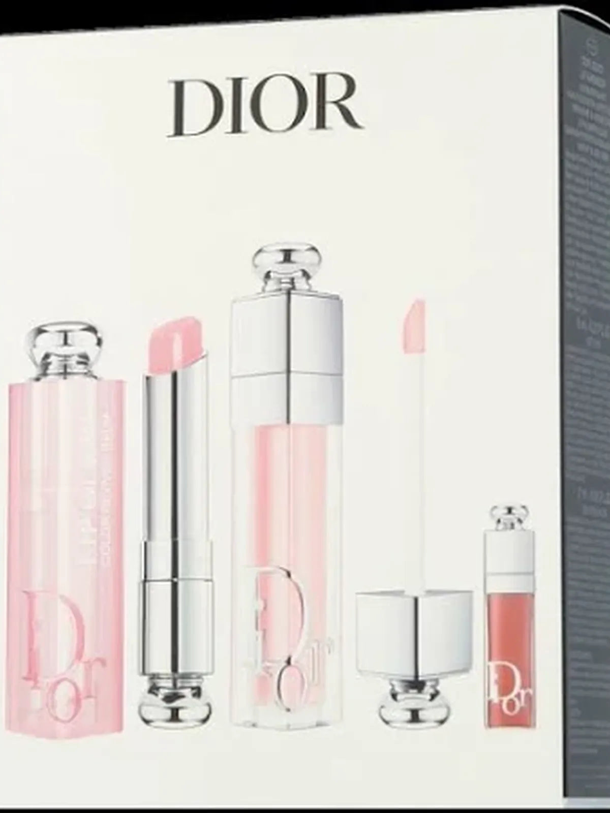 Dior Addict Lip Essentials 3pc Set Lip Gloss Gift for Women New in Box