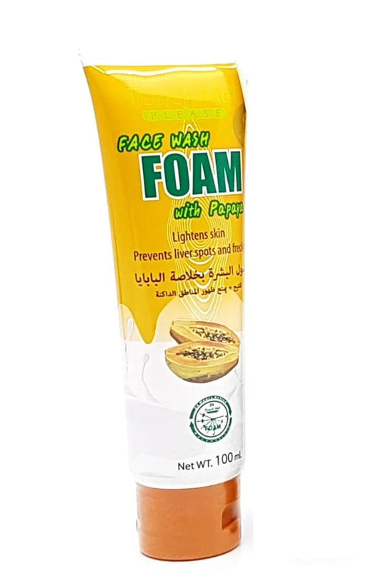 غسول الوجه الرغوي برائحة البابايا من Touch Me Please، 100 مل